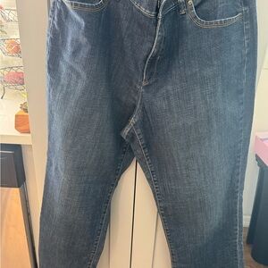 Talbots Womens Boot cut  Blue denim Jeans Size 18W